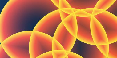 Geniş Turuncu, Kırmızı ve Sarı Kaplamalı Soyut Arkaplan, Başlık veya Sancak Tasarımı, Kabarcık Deseni - Düzenlenebilir Vektör Biçiminde Web için Çok Amaçlı Geniş Ölçekli Yaratıcı Şablon