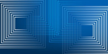 Özmerkezli kareler ve kesişen çizgiler içeren soyut bir vektör grafiği. Modern geometrik tasarım, temiz simetrisi ve kalın yapısıyla, arka plan ve yaratıcı projeler için idealdir..