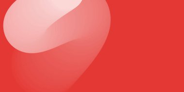 Kırmızı arkaplanda kırmızı ve pembe yarı şeffaf kıvrımlı, kopyalanmış, minimalist soyut sanat eserleri. Modern geometrik bileşim markalaşma, arkaplan ve dijital tasarım projeleri için idealdir.