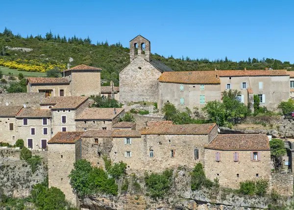 stock image one of the most beautiful villages of Minerve France in Occitania  