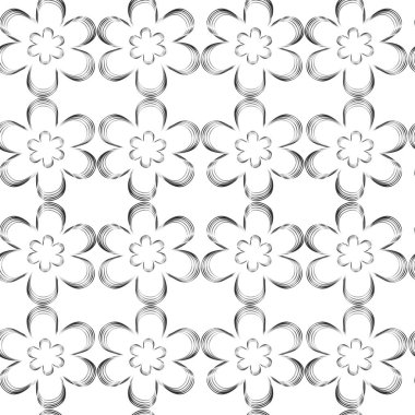 Soyut çiçek pürüzsüz desen arkaplanı