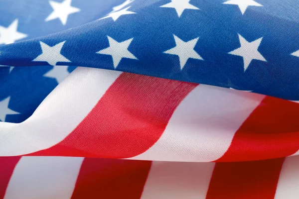 Flagge Der Vereinigten Staaten Abgeschossen — Stockfoto