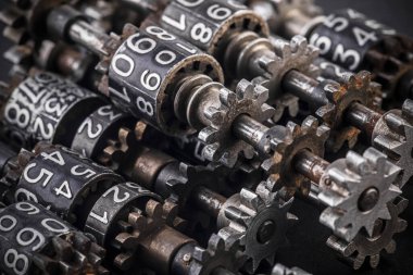 Sayılı metal dişliler ve dişliler mekanizması