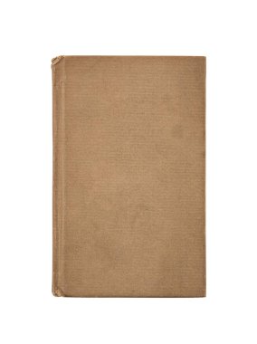 Eski kitap kapağı kırpma yolu ile beyaz arkaplan izole