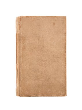 Eski kitap kapağı kırpma yolu ile beyaz arkaplan izole