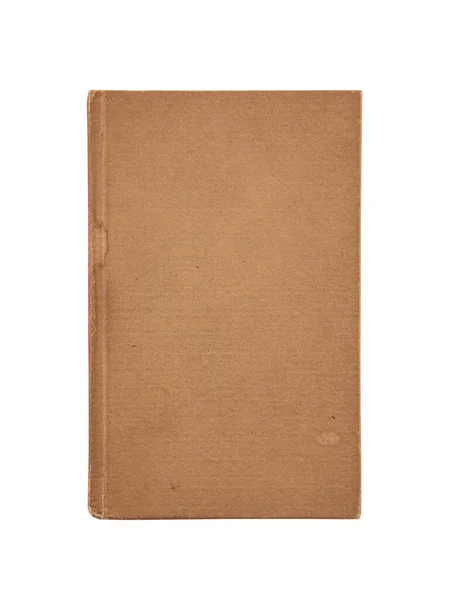 Copertina Del Vecchio Libro Isolata Sfondo Bianco Con Percorso Ritaglio — Foto Stock
