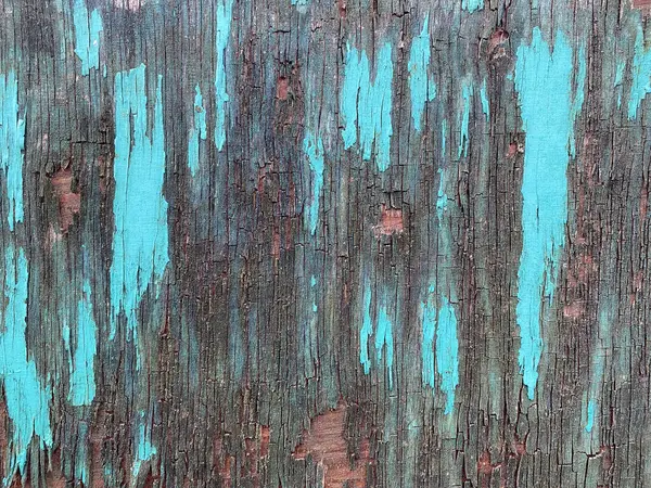 Old Painted Light Blue Wood Surface Stock Image