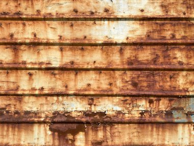 Paslanmış çeliğin arka plan dokusu.