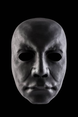 Siyah maske kırpma yolu ile siyah arkaplanda izole edildi