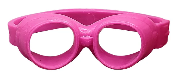 一套柔和的粉色护目镜 — 图库照片