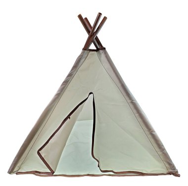 Vahşi doğada kamp yapmak için kullanılan çadır çadırı.