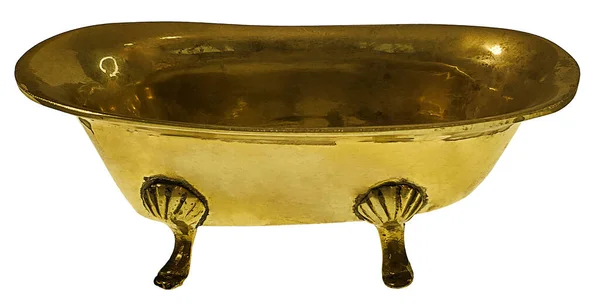 Antique Brass Bathtub Claw Feet — Stock Photo, Image