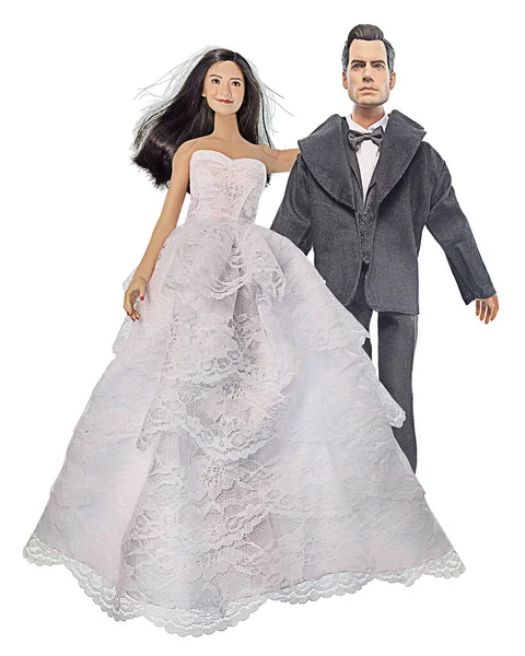 Наречений Наречений Носять Весільний Одяг Офіційний Одяг — стокове фото