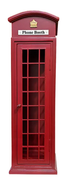 Rote Telefonzelle Für Anrufe Der Öffentlichkeit — Stockfoto