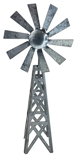 Old Metal Windmill Often Seen Out Country — Stock Photo, Image