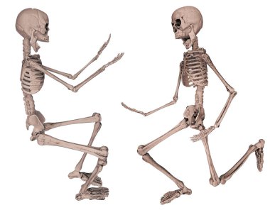İskeletler müzikle dans ediyor