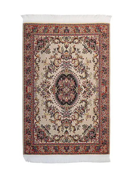 Intricate Brown Persian Rug Bright Colors Royalty Free Stock Images