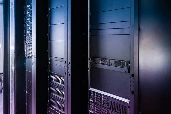 Shot Datacenter Server Racks — Stock Photo, Image