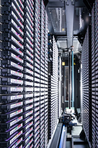 Big Data Storage Netwerk Cloud Computing Technologie Concept — Stockfoto