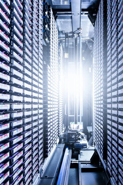Big Data Storage Network Concetto Tecnologia Cloud Computing — Foto Stock