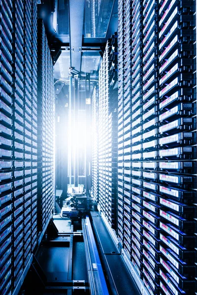 Big Data Storage Network Cloud Computing Technology Concept — Stock Photo, Image