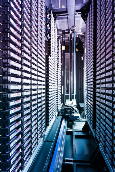 Big Data Storage Netwerk Cloud Computing Technologie Concept Rechtenvrije Stockfoto's