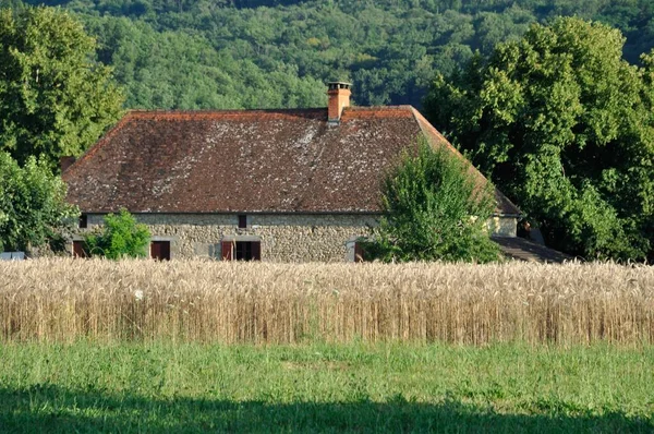 Vidéki Táj Dordogne Ban — Stock Fotó