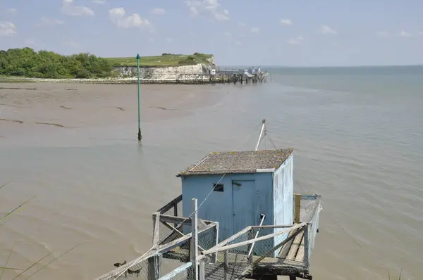 stock image fishery in Talmon in Charente