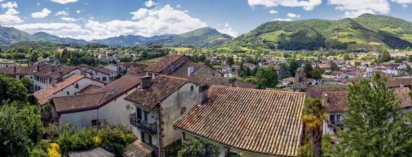 Veduta Del Paesaggio Dei Paesi Baschi Vicino Saint Jean Pied — Foto Stock