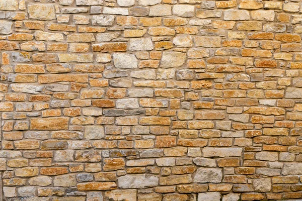 Old Beige Stone Wall Background Stock Photo
