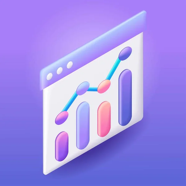 Trending Isométrico Ilustração Desenhos Animados Vendas Aumentar Ícone Crescimento Dinheiro —  Vetores de Stock