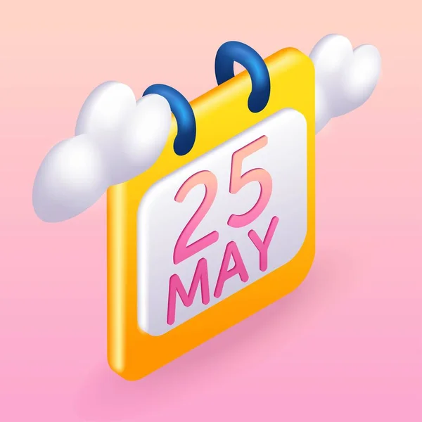 Trending Isometric Icon Planning Calendar Annual Date Deadline Web Vector — 图库矢量图片