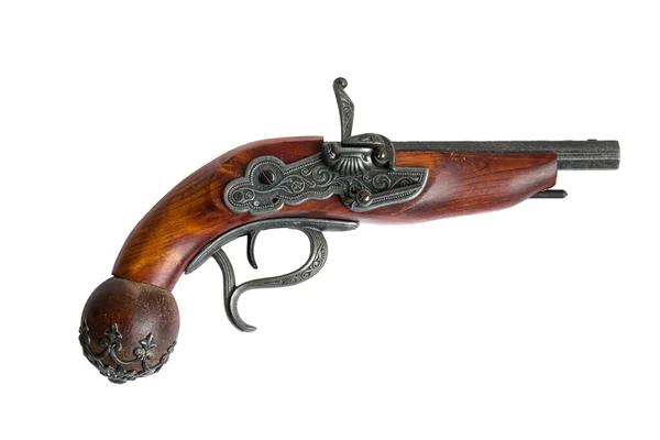 stock image Antique gun isolated on white