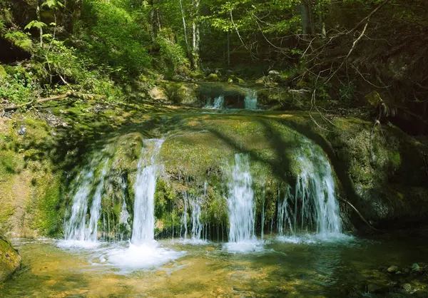 Nehirde kayalarla temiz su