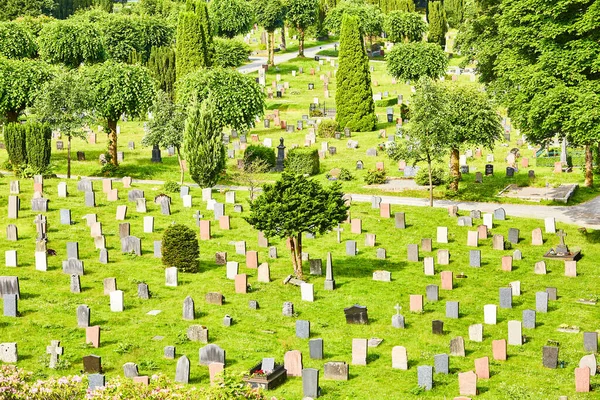 Моллендальное Кладбище Бергена — стоковое фото