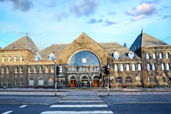 Берген Залізничний Вокзал Стара Будівля Норвегія Ліцензійні Стокові Фото