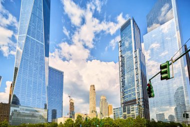 Manhattan Finansal Bölgesi, New York 'taki gökdelenler