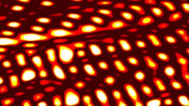 Ilık metalin parlak tonlarında dinamik akış desenleri