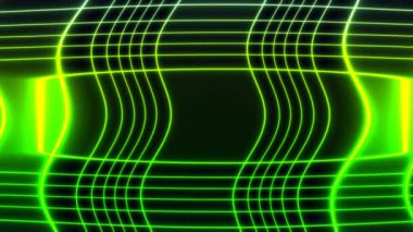 Lazer Desenleri Parlak Renklerle Dinamik Hareket Efektleriyle Birleştiriliyor