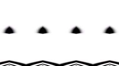 Akıcı Hareketli Dinamik Siyah ve Beyaz Dalga Kalıbı