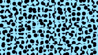 Canlı Mavi Arkaplan Üzerinde Dinamik Nabız Çemberleri