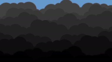 Fırtına Derinlikleriyle Dinamik Katmanlı Gökyüzü