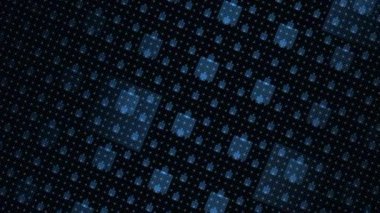 Modern Tasarım İçin Mavi ve Siyah Katmanlı Dinamik Görsel Desenler