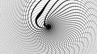 Zarif kurdele desenlerinin geometrik bir küre şebekesi oluşturduğu pürüzsüz ve sakinleştirici bir animasyon. Tasarım temiz, profesyonel ve çeşitli medya bağlamları için uygundur.