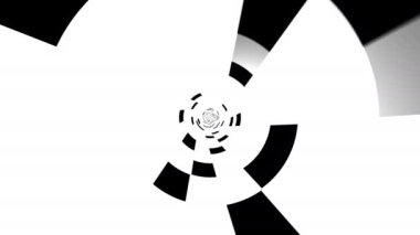 Pürüzsüz geçişler ve nazik hareketlerle görsel olarak bağlantılı bir tünel efekti, profesyonel arka planlar ve dijital tasarımlar için ideal.