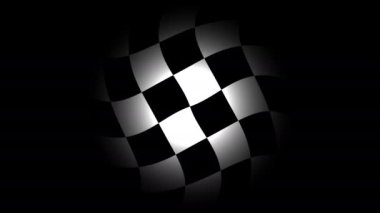 Yumuşak, titrek bir bayrak maskesi İnce hareket ve geçişlerle.