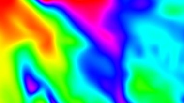 Sıvı Hareketi Efektleri ile Canlı Soyut Isı Haritası Desenleri
