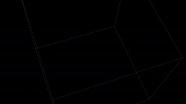 Yuvarlanan İnce Çizgiler Küboid Maskesi