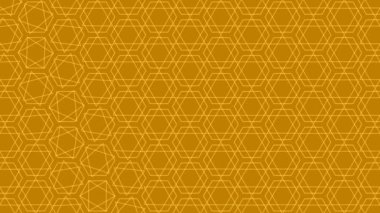 Hareket halindeki dinamik altıgen desenler