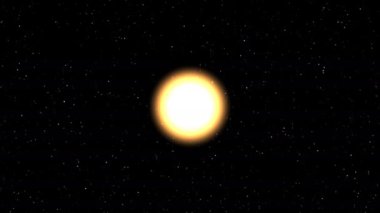 Parlayan Güneş Sistemi Canlandırması